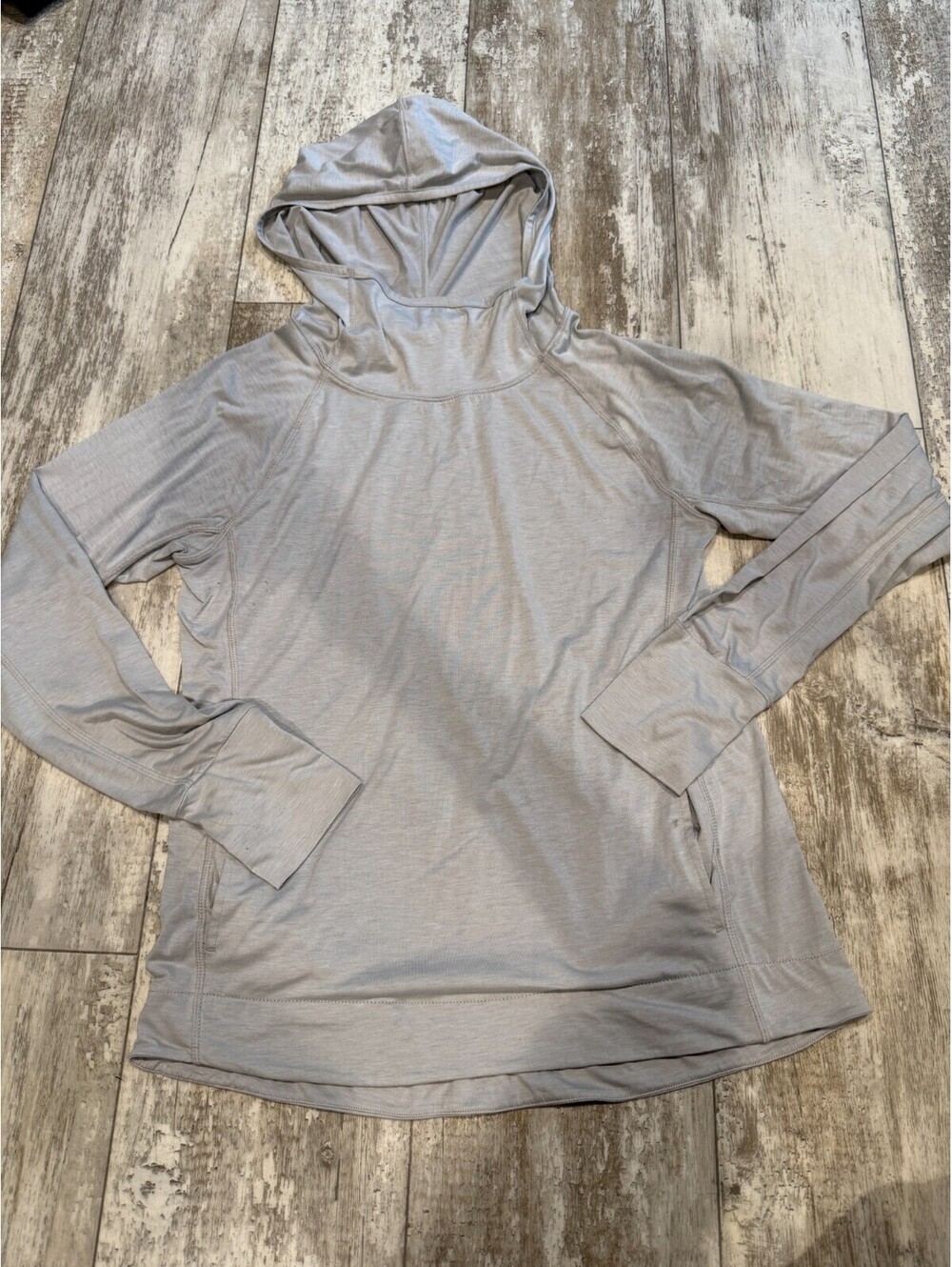 90 Degree by Reflex Gray Hooded Active Top L